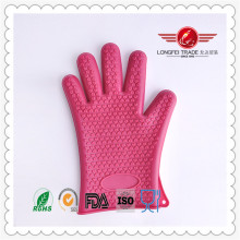 Gants de cuisine en silicone à pois en pointillés